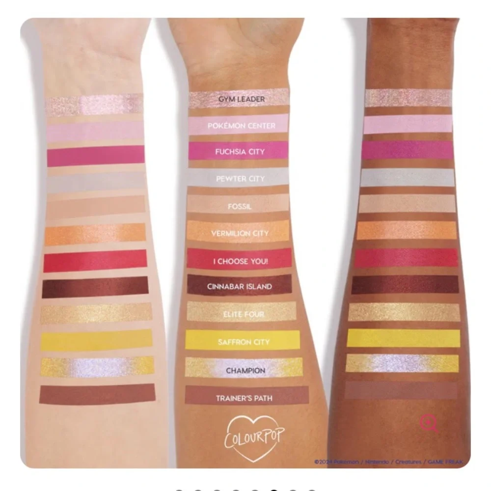 ColourPop  Pokémon Pallet Town Rainbow Eyeshadow Palette